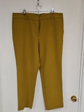 Ann Taylor Factory Mustard/gold Yellow Dress Pants